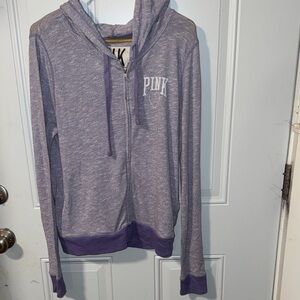 Victoria's Secret Heathered Purple Hoodie